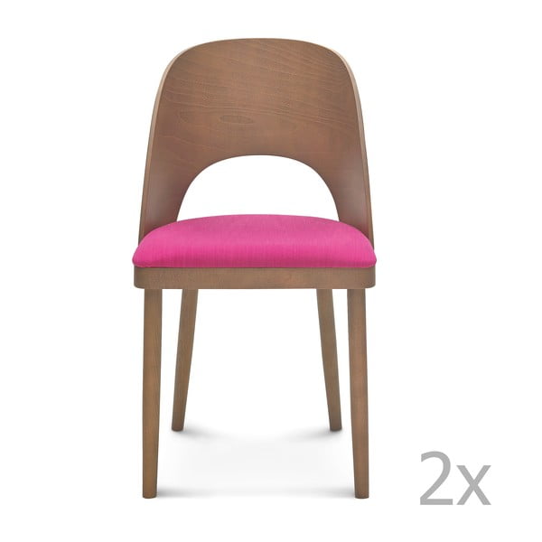 Sada 2 dřevěných židlí Fameg Lecia