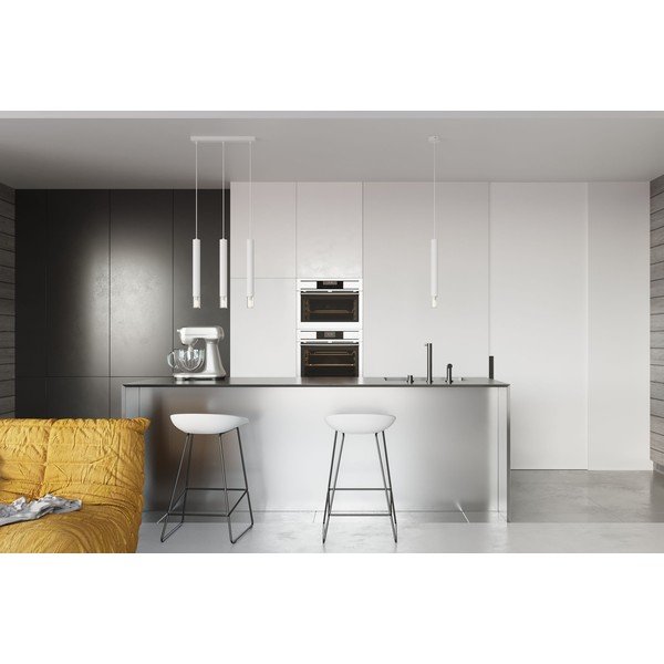 Valge metallist rippvalgusti ø 8 cm Vittoria - Sollux-image-3