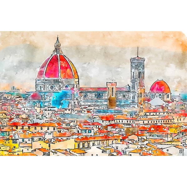 Maal 90x60 cm Florence - Fedkolor