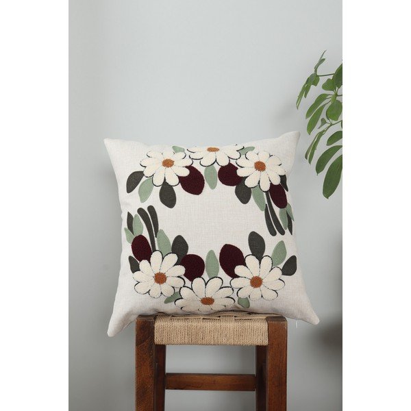 Linane dekoratiivpadi 43x43 cm Papatya - Mioli Decor-image-1