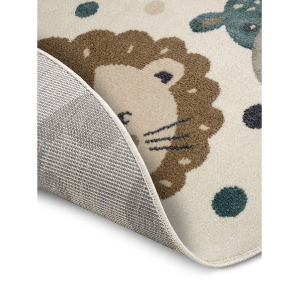 Beež laste vaip ø 100 cm Animal Party - Hanse Home-image-3