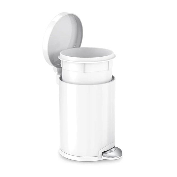 Terasest prügikast 4,5 l - simplehuman-image-2