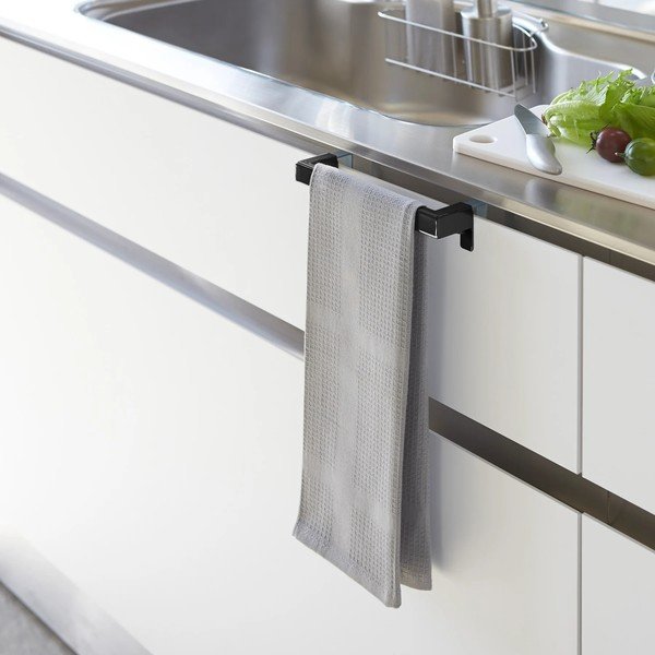 Must rippuv köögirätiku hoidja Tower - YAMAZAKI-image-1