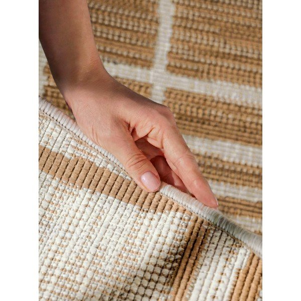 Kreemikas/naturaalne ümmargune sise- ja õuevaip ø 200 cm Haringey Crouch - Ted Baker-image-2