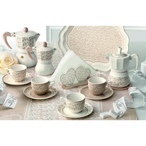 Suhkrukausi ja piimakannu komplekt Riccioli di Fata - Brandani-image-1