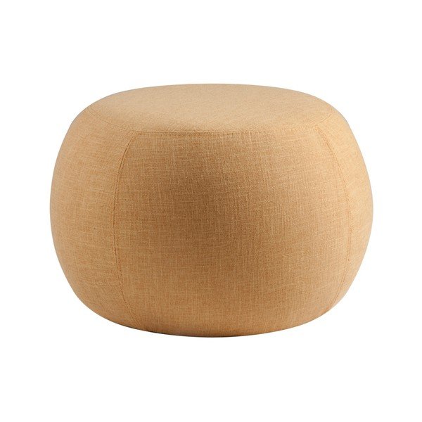 Kollane pouf , ⌀ 55 cm Luka - sømcasa