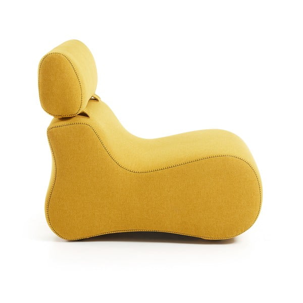 Kollane tugitool Club - Kave Home-image-2