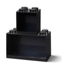 2 musta värvi laste seinariiuli komplekt Brick - LEGO®