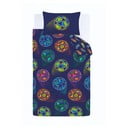 Sinine laste voodipesu kaheinimesevoodile 200x200 cm Bright Football - Catherine Lansfield