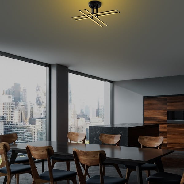 Must LED laevalgusti Exhaust - Opviq lights-image-4