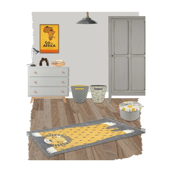 Laste käsitsi trükitud vaip , 110 x 170 cm Baba - Nattiot-image-2