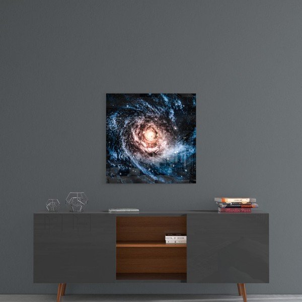 Klaasimaal "Lagoon Infinity", 40 x 40 cm Space - Insigne-image-1