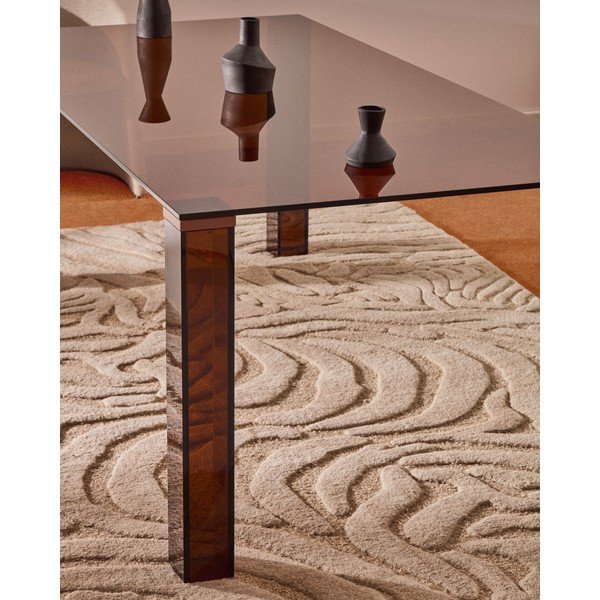 Klaasist söögilaud 90x160 cm Adularia - Kave Home-image-1