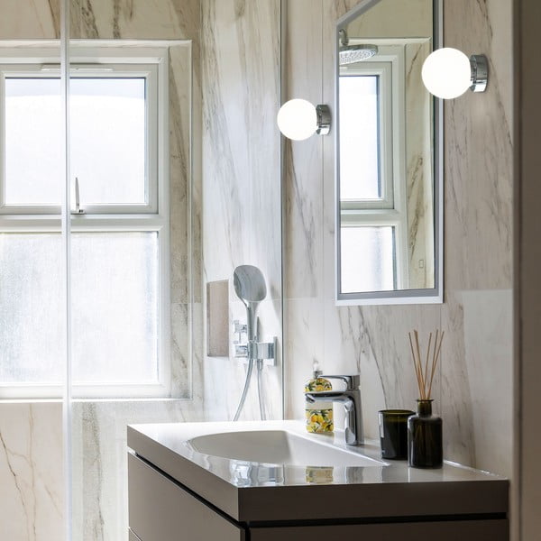 Hõbedast laevalgusti, ø 15 cm Sena - SULION-image-2