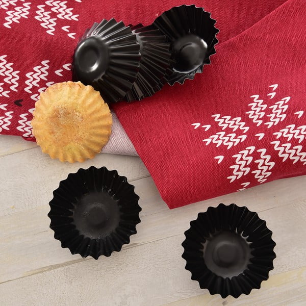 Metallist tartletivormid 6 tk komplektis ø 7 cm - Orion-image-1