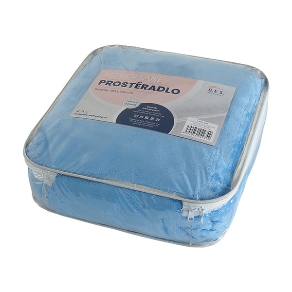 Sinine mikroflanellist lina 180x200 cm Exclusive - B.E.S.-image-1