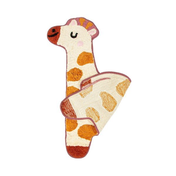 Oranžikas ja beež laste puuvillane vaip , 57 x 80 cm Giraffe - Sass & Belle-image-2