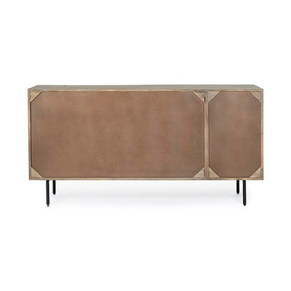 Naturaalne mangopuidust kummut, 160x83x40 cm Darsey – Bizzotto-image-3