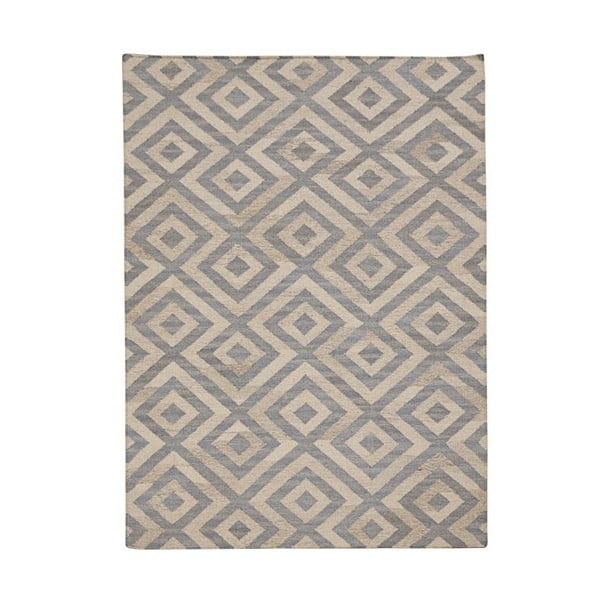 Vlněný koberec Luisa Blue/Natural,120x180 cm