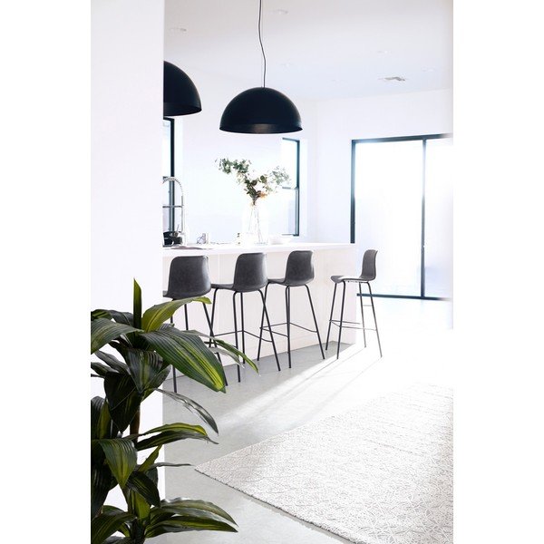 Tumehall polsterdatud baaritool (istme kõrgus 75 cm) Kyra - Bizzotto-image-1