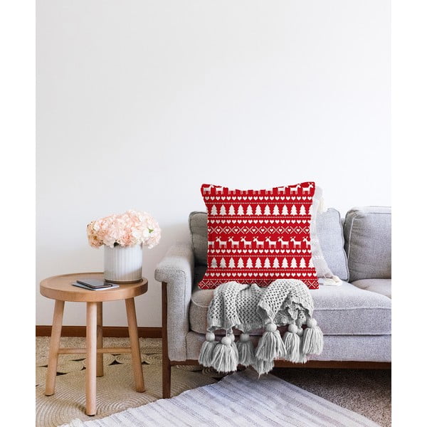 Jõulud šenillist padjapüürileht Merry Christmas, 55 x 55 cm - Minimalist Cushion Covers-image-2