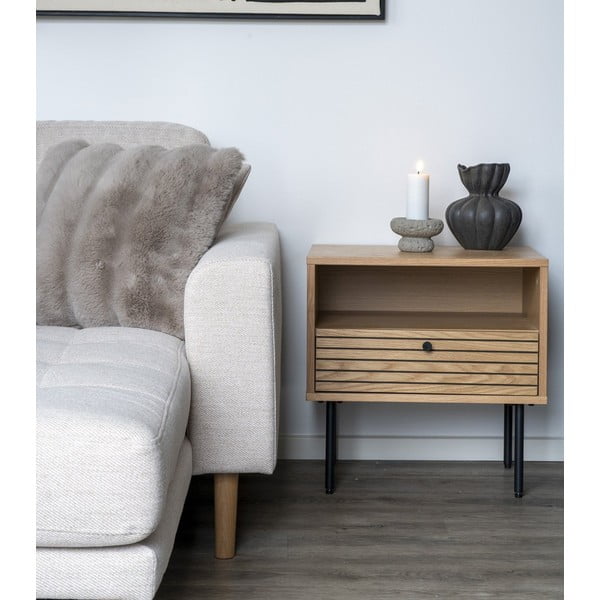 Kokkupandav tammespooniga laud 40x50 cm Kyoto - House Nordic-image-1