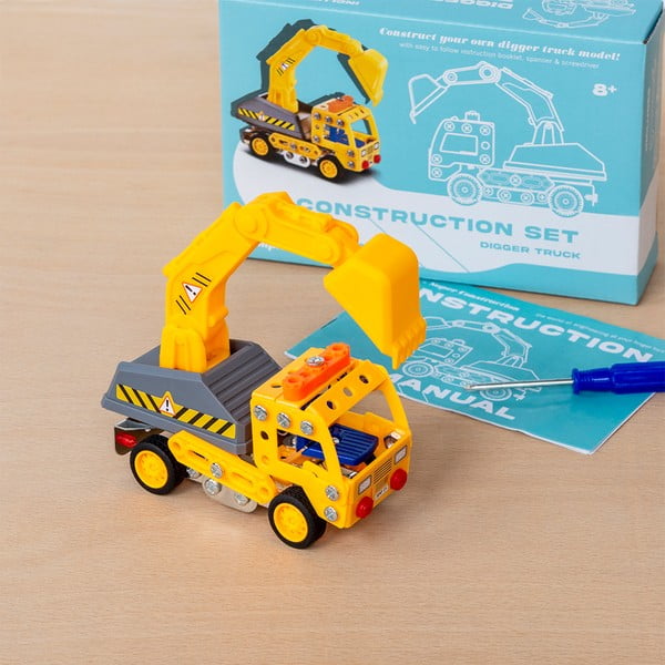 Kokkupandav mänguasi Digger Truck - Rex London-image-1