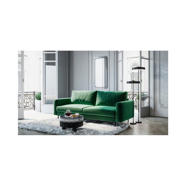 Tumeroheline sametne diivan Devichy , 222 cm Levie - devichy-image-3