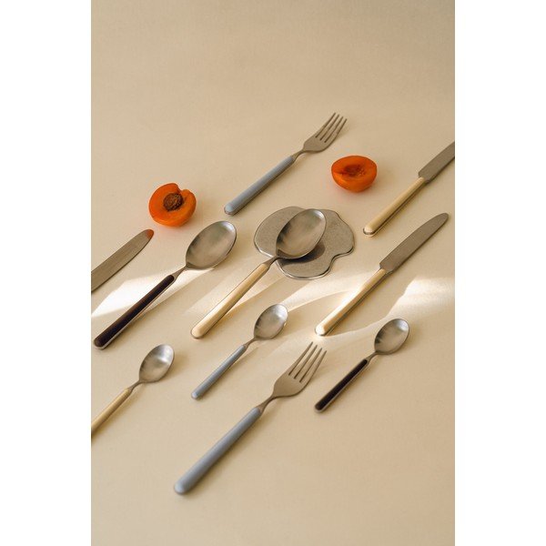 Helesinised/hõbedased roostevabast terasest söögiriistad, 4 osa ühele inimesele Noli - noo.ma-image-3