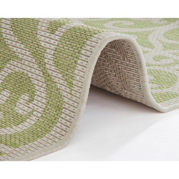 Roheline ja beež õuevaip , 70 x 200 cm Nebo - NORTHRUGS-image-1