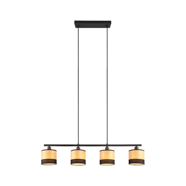 Must-puiduvärvi rippvalgusti Bolzano - Reality-image-1