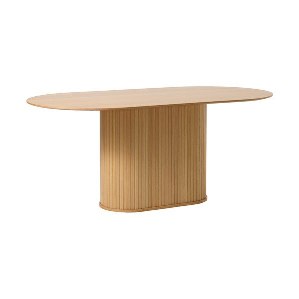 Tammedekooriga söögilaud 95x180 cm Nola - Unique Furniture