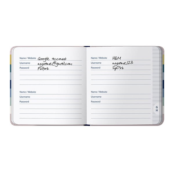 Paroolide märkmik 96 lk. Stripe - Busy B-image-4