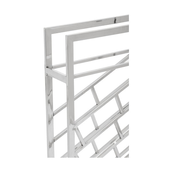 Hõbedane läikiv metallist veiniriiul 24 pudelile Barolo - Premier Housewares-image-4