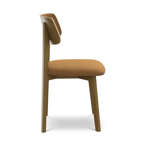 Täispuidust söögitoolid terrakota värvi Niu - Makamii-image-2