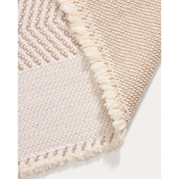 Beež vannitoamatt 50x70 cm Bina - Kave Home-image-2