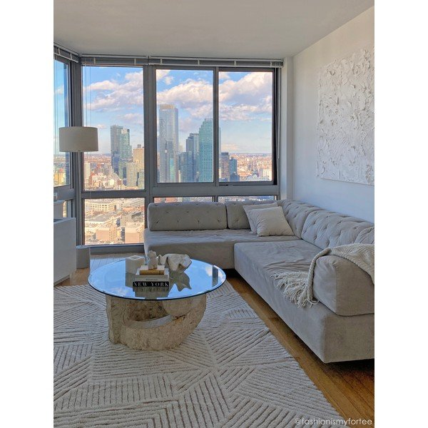 Kreem pestav käsitsi kootud villane vaip 170x240 cm Almond Valley - Lorena Canals-image-4