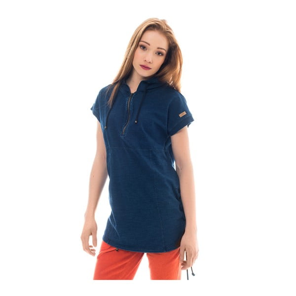 Tmavě modré bavlněné tričko Lull Loungewear Cruza, vel. XL