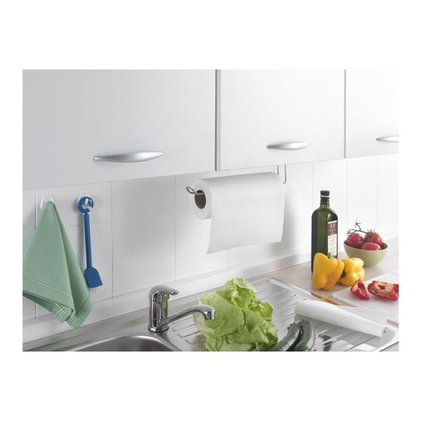 Hõbedane teras majapidamispaberi hoidja rippuv – Metaltex-image-4