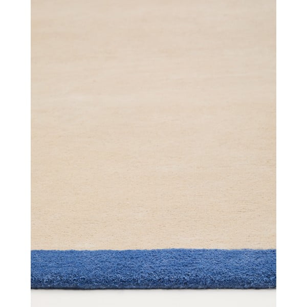 Sinakasbeež puuvillane vaip 90x150 cm Nalim - Kave Home-image-3