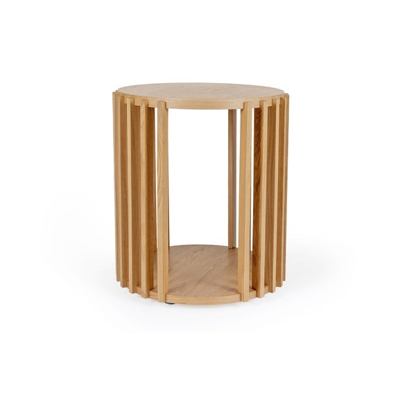 Tammepuust trummel-kohvilaud, ø 53 cm - Woodman