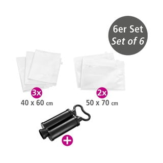 5 reisivakumikoti ja riidepumba komplekt - Wenko