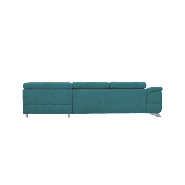 Tyrkysová rozkládací rohová pohovka Windsor & Co Sofas Gamma, pravý roh-image-1