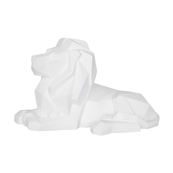 Matně bílá soška PT LIVING Origami Lion