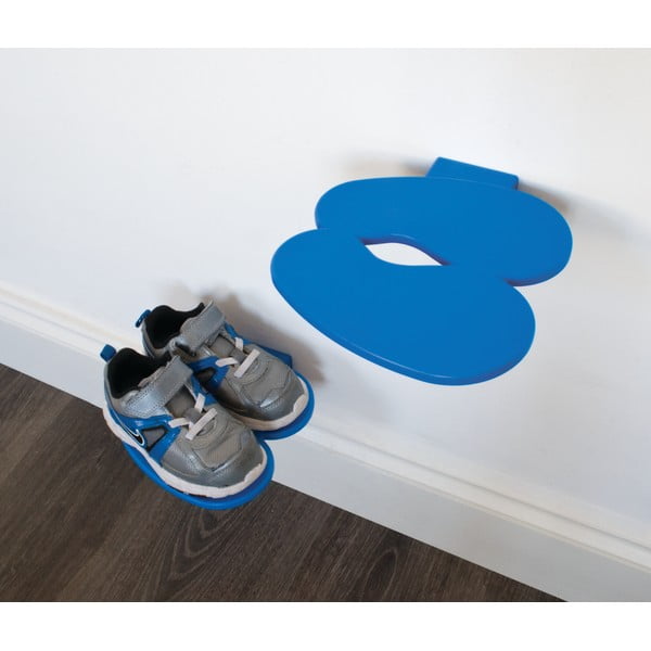 Modrá polička na dětské boty J-Me Footprint