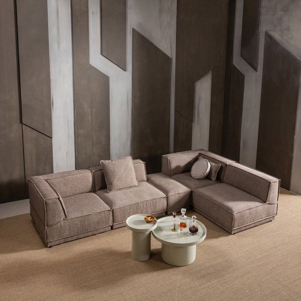 Läikiv ümmargune abilaud ø 40 cm Veluna - WOOOD-image-1