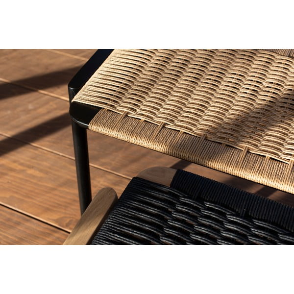 Must-puiduvärvi pink Klupa - Gazzda-image-3