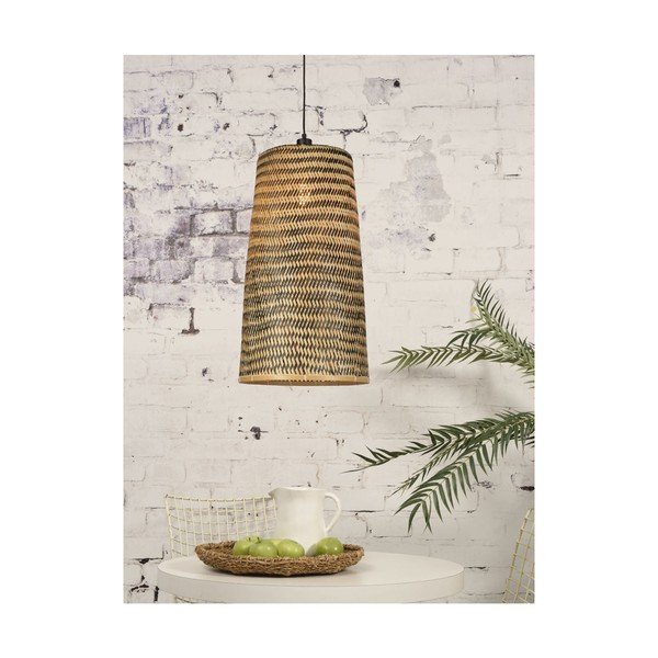 Rippuv bambuslamp , ⌀ 37 cm Kalimantan - Good&Mojo-image-4