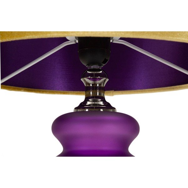 Kollane/lilla laualamp tekstiilist varjuga (kõrgus 57,5 cm) Milva Two - Mauro Ferretti-image-4
