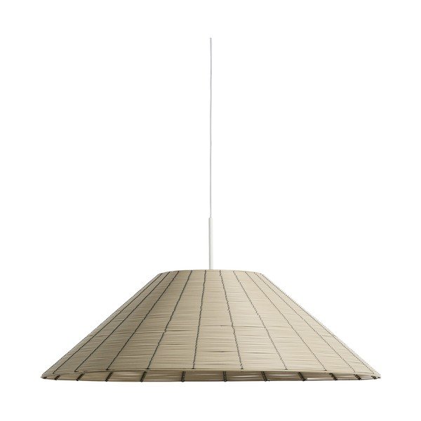 Beež kunstrotangist lambivarju ø 70 cm Saranella - Kave Home